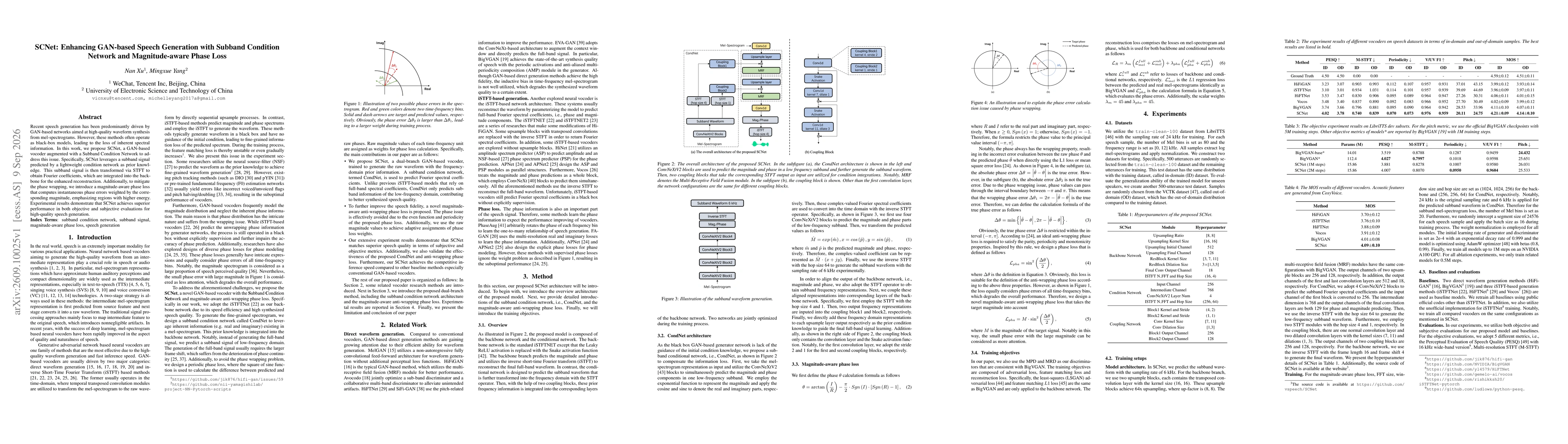 Thumbnail for SCNet: Enhancing GAN-based Speech Generation with Subband Condition Network and Magnitude-aware Phase Loss
