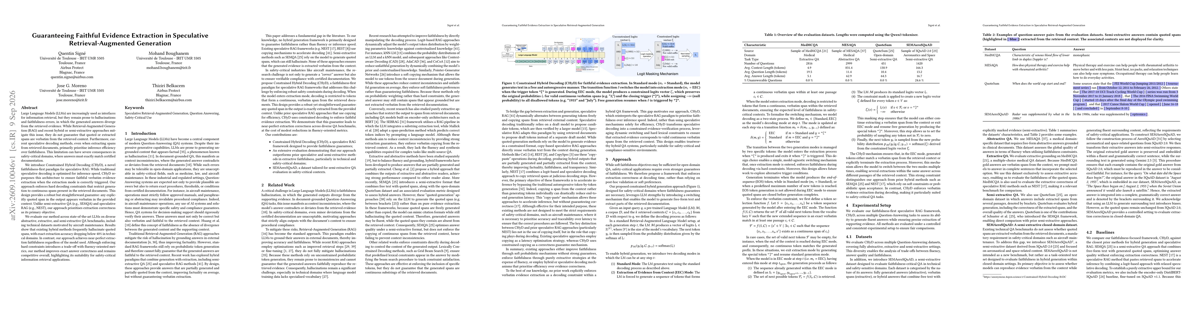 Thumbnail for Guaranteeing Faithful Evidence Extraction in Speculative Retrieval-Augmented Generation