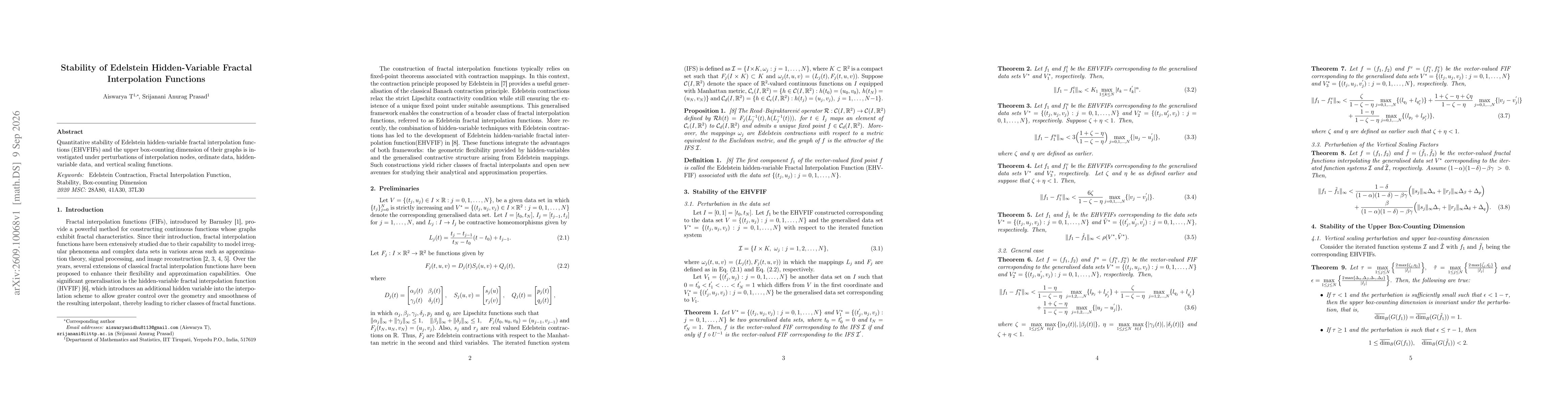 Thumbnail for Stability of Edelstein Hidden-Variable Fractal Interpolation Functions