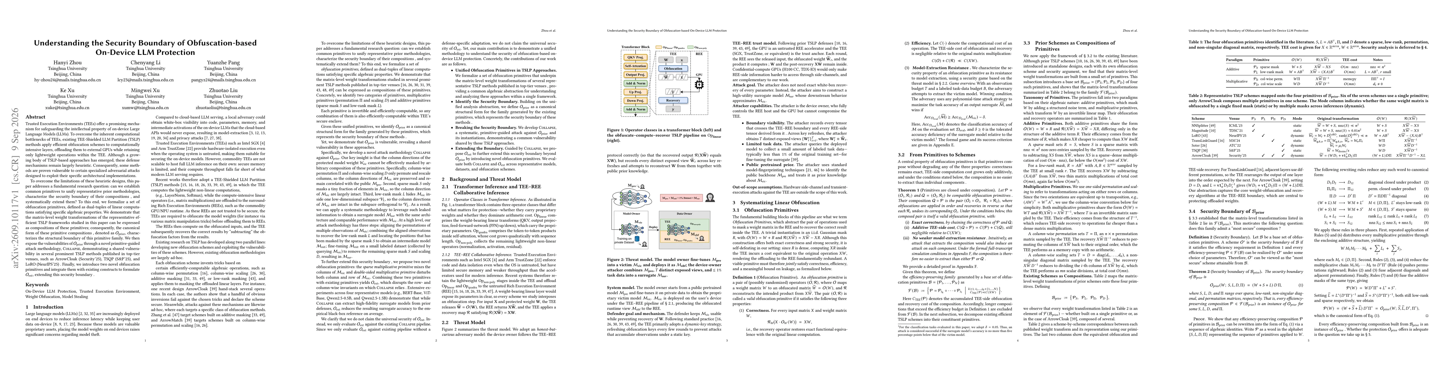 Thumbnail for Understanding the Security Boundary of Obfuscation-based On-Device LLM Protection