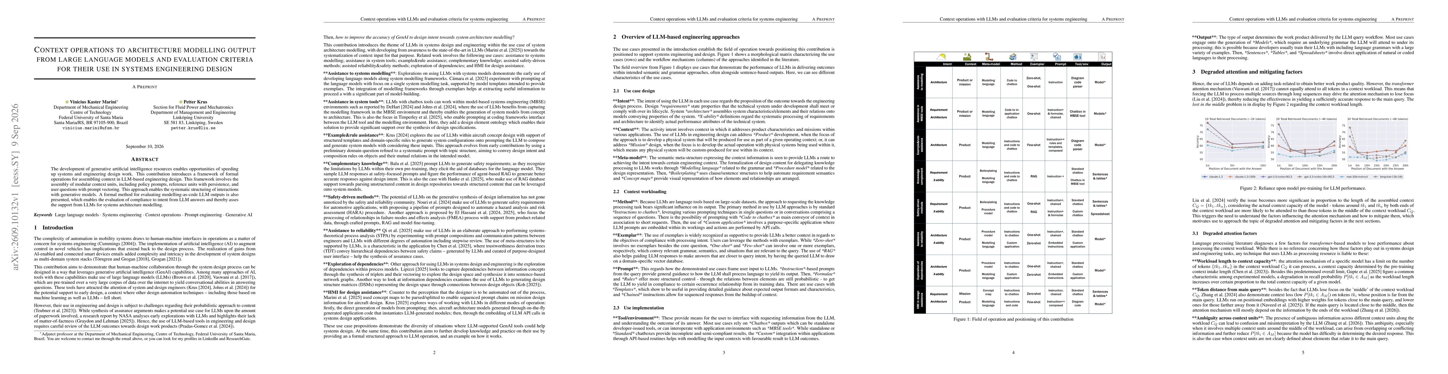Thumbnail for Context operations to architecture modelling output from large language models and evaluation criteria for their use in systems engineering design