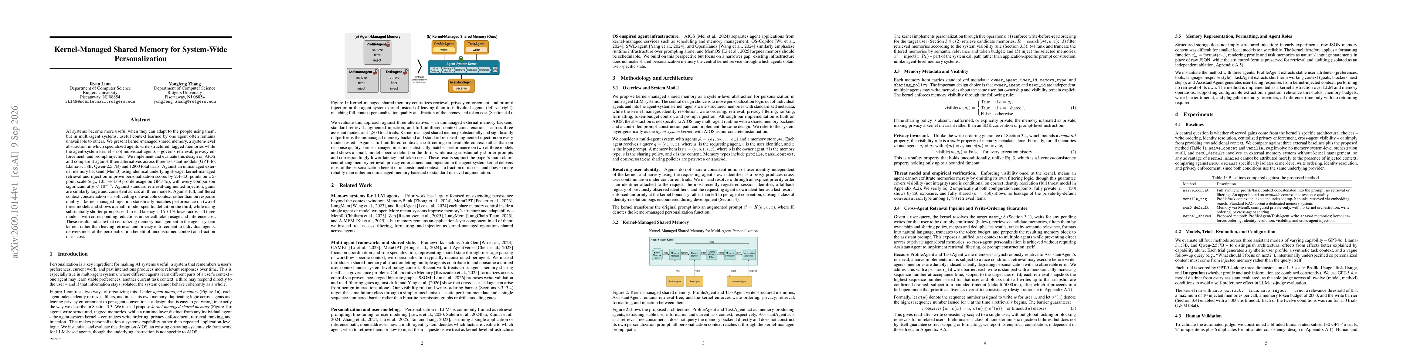Thumbnail for Kernel-Managed Shared Memory for System-Wide Personalization