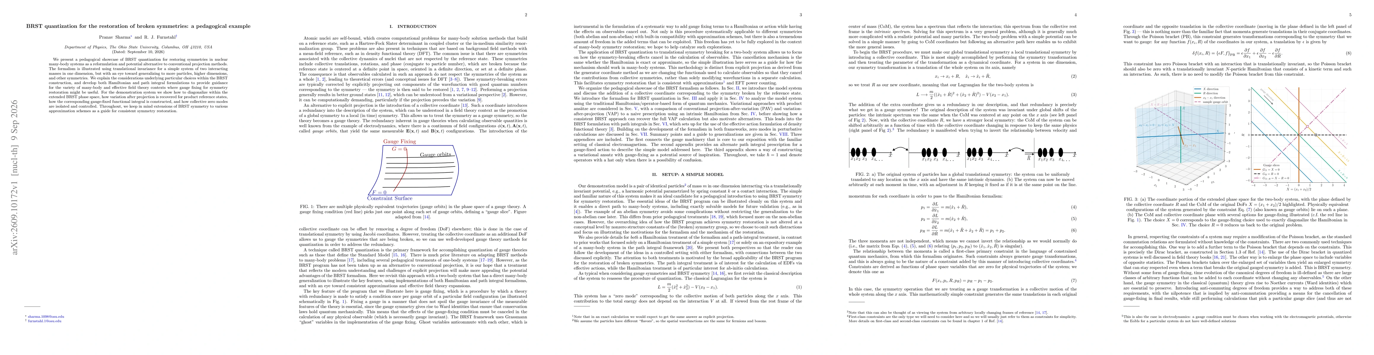 Thumbnail for BRST quantization for the restoration of broken symmetries: a pedagogical example