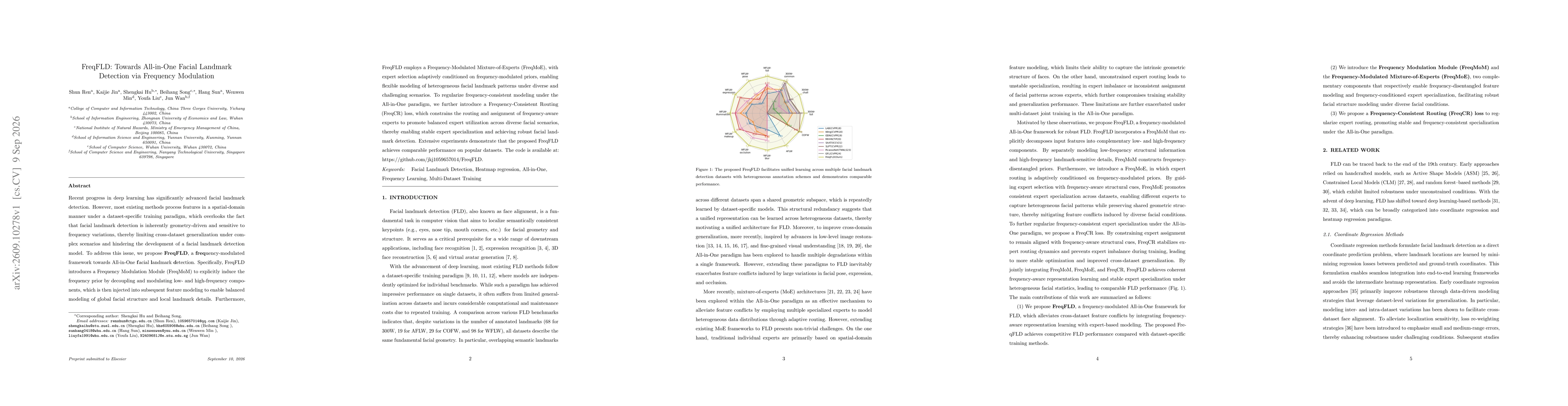 Thumbnail for FreqFLD: Towards All-in-One Facial Landmark Detection via Frequency Modulation
