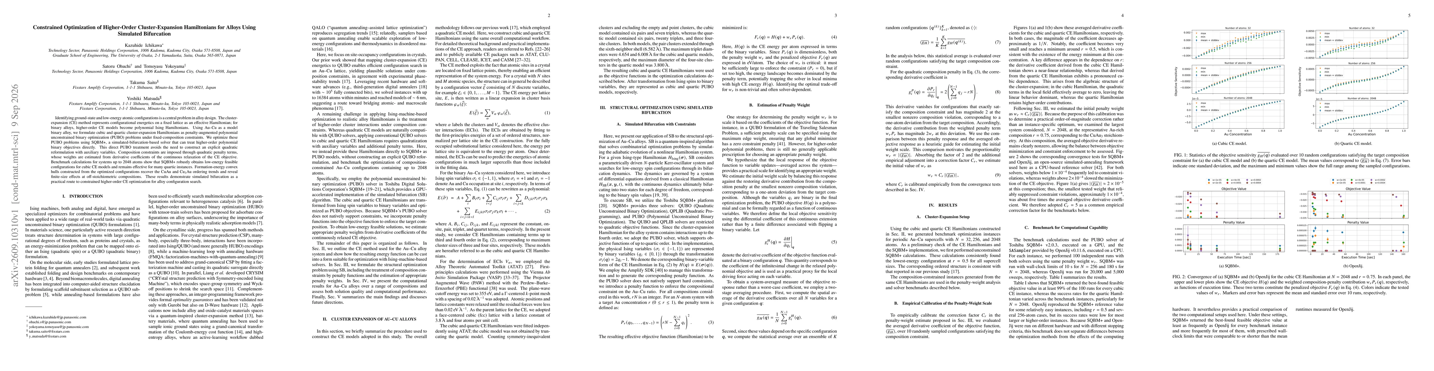 Thumbnail for Constrained Optimization of Higher-Order Cluster-Expansion Hamiltonians for Alloys Using Simulated Bifurcation