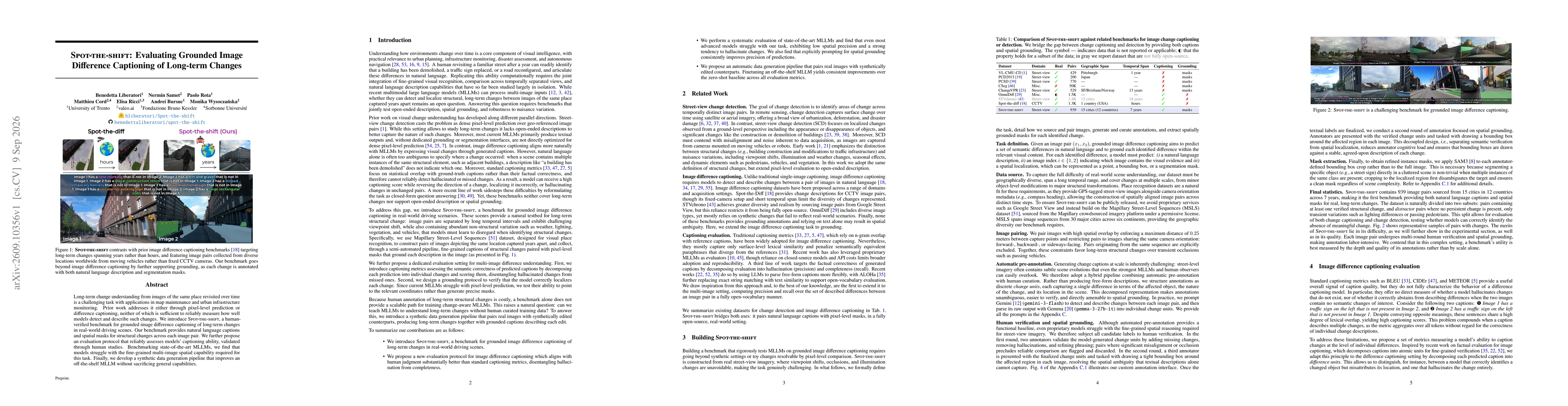 Thumbnail for Spot-the-shift: Evaluating Grounded Image Difference Captioning of Long-term Changes