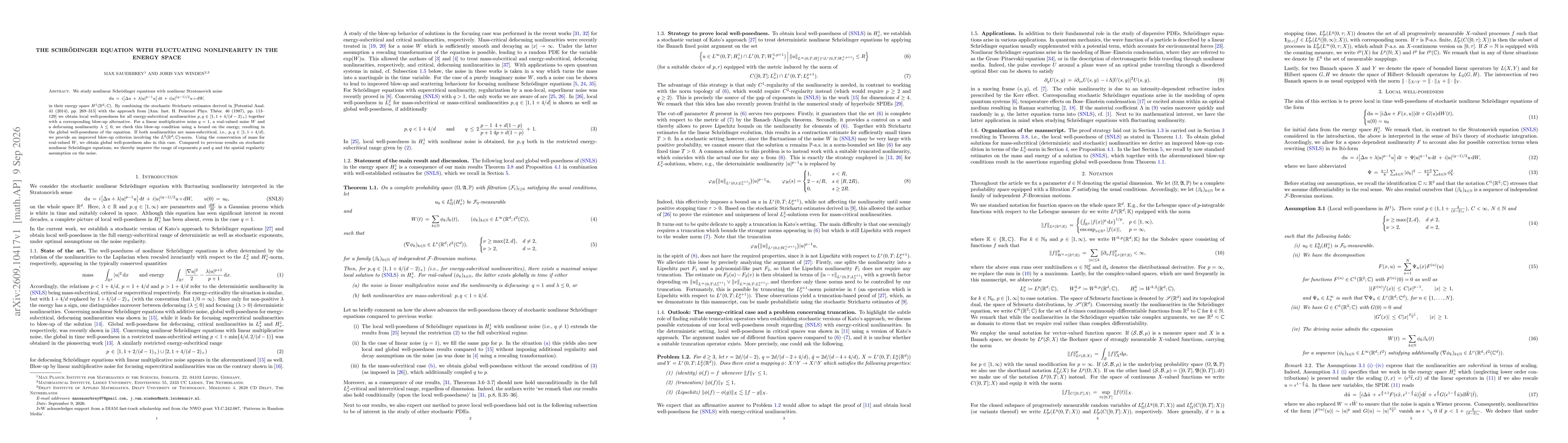 Thumbnail for The Schrödinger equation with fluctuating nonlinearity in the energy space