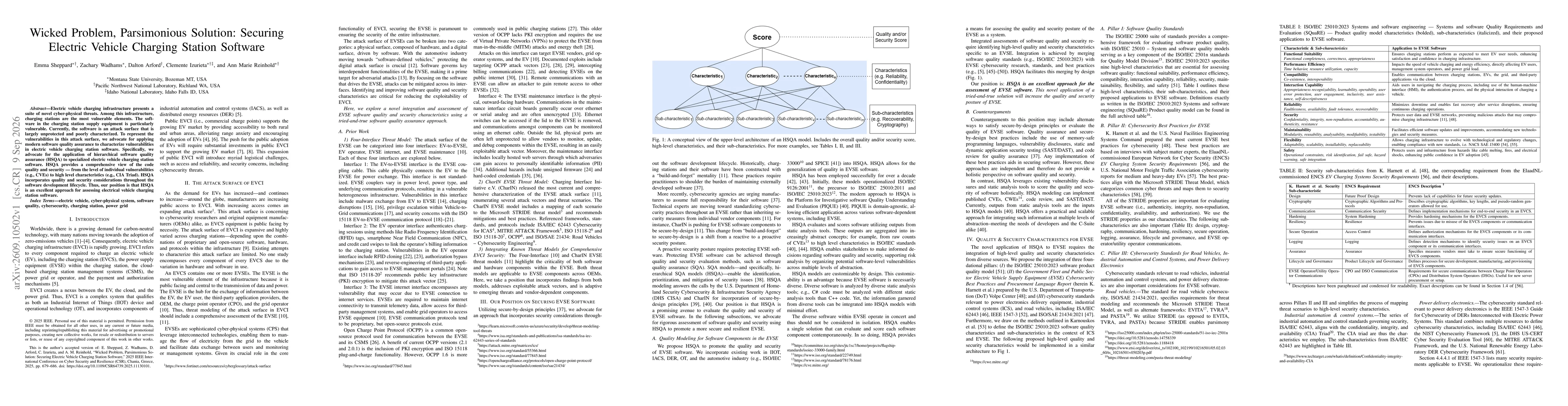 Thumbnail for Wicked Problem, Parsimonious Solution: Securing Electric Vehicle Charging Station Software