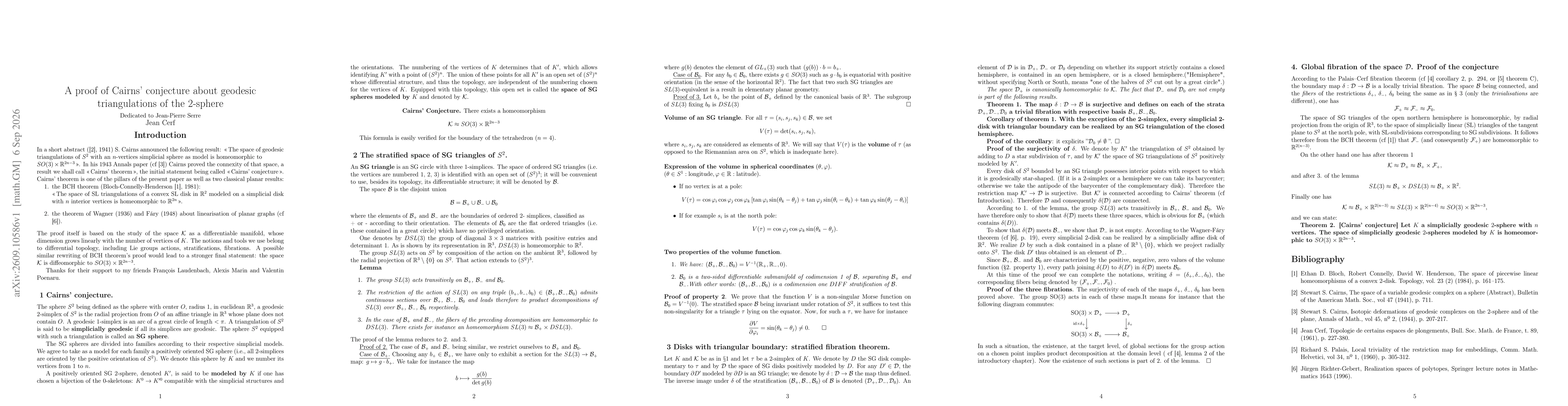 Thumbnail for A proof of Cairns' conjecture about geodesic triangulations of the 2-sphere