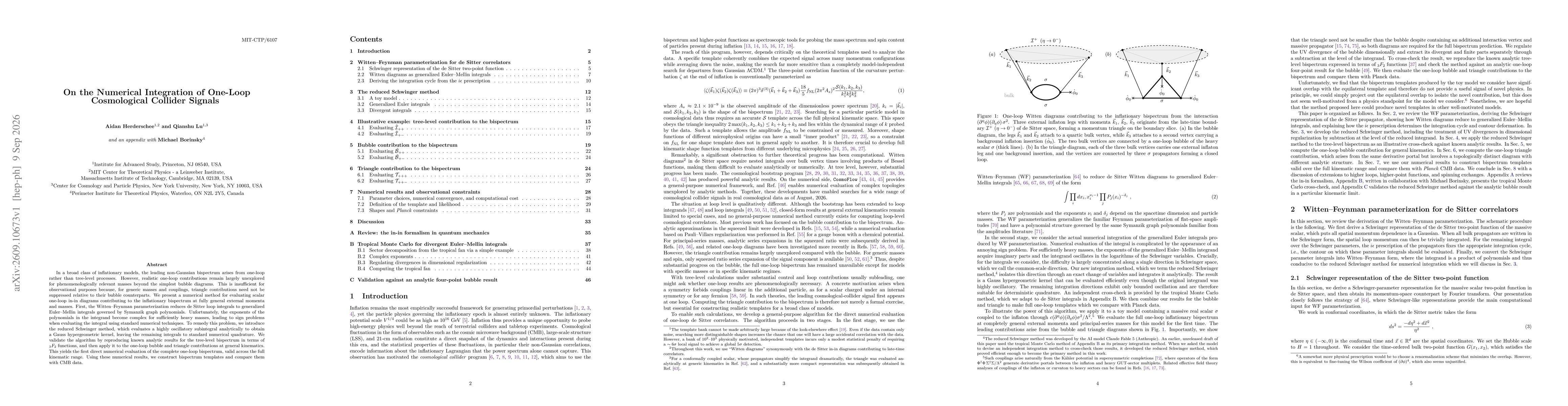Thumbnail for On the Numerical Integration of One-Loop Cosmological Collider Signals