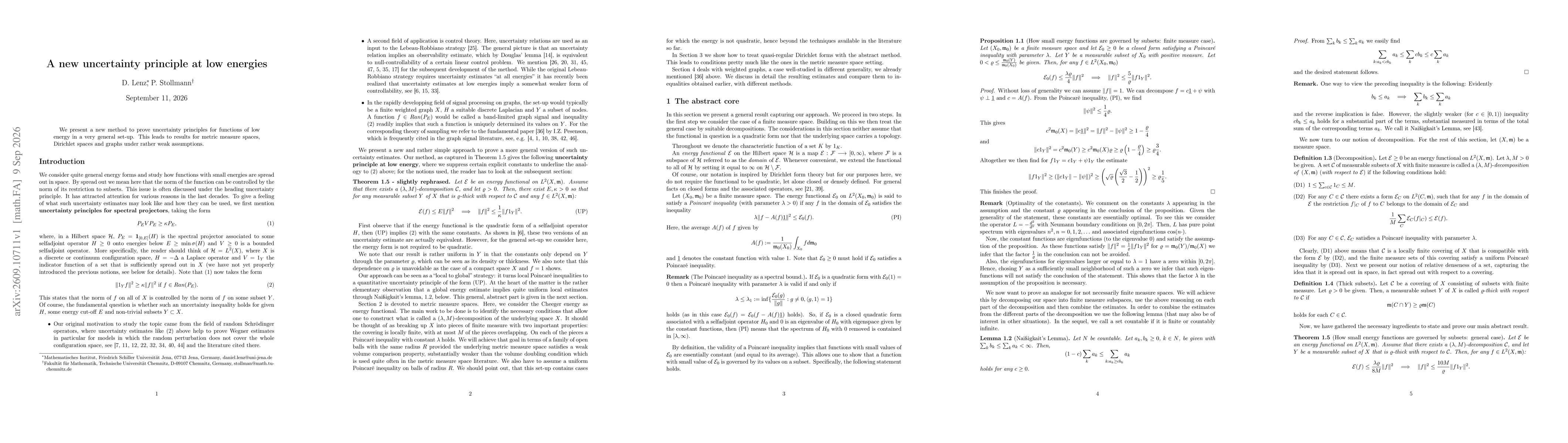 Thumbnail for A new uncertainty principle at low energies