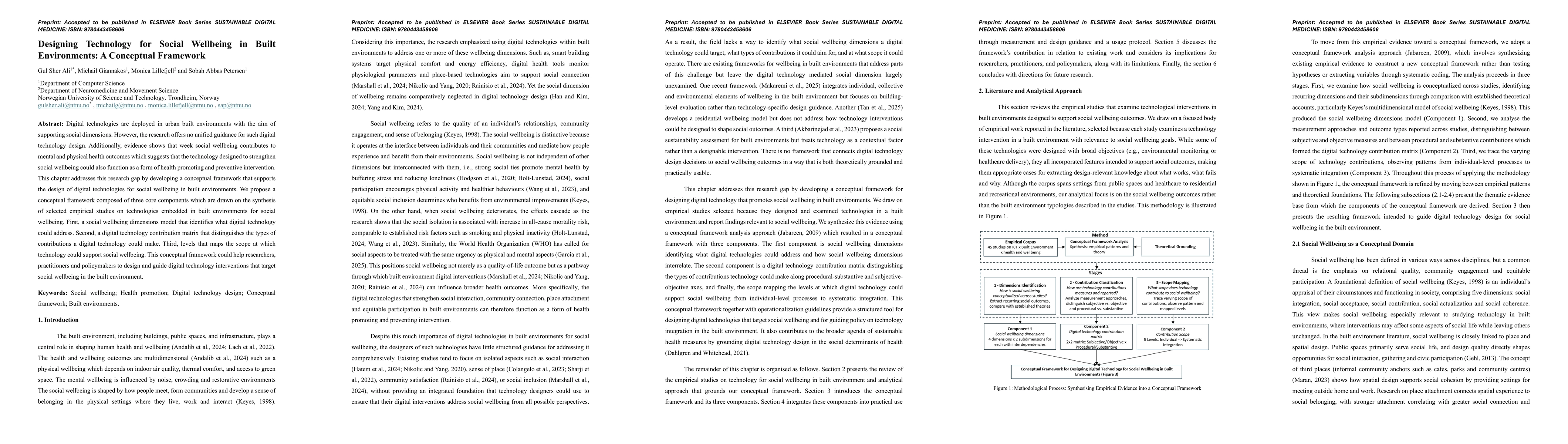 Thumbnail for Designing Technology for Social Wellbeing in Built Environments: A Conceptual Framework
