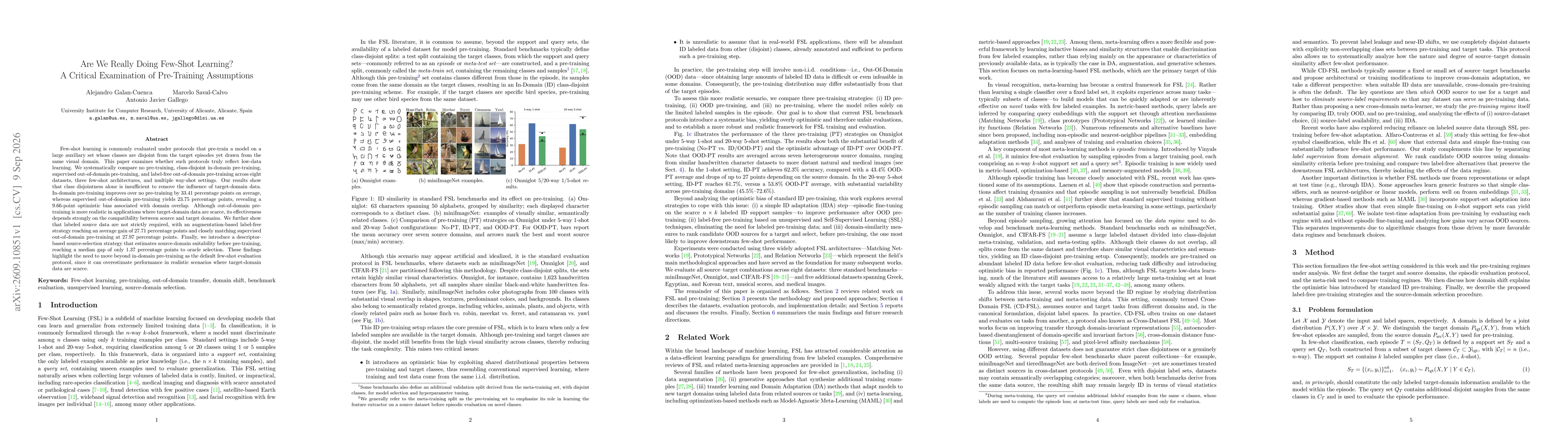 Thumbnail for Are We Really Doing Few-Shot Learning? A Critical Examination of Pre-Training Assumptions
