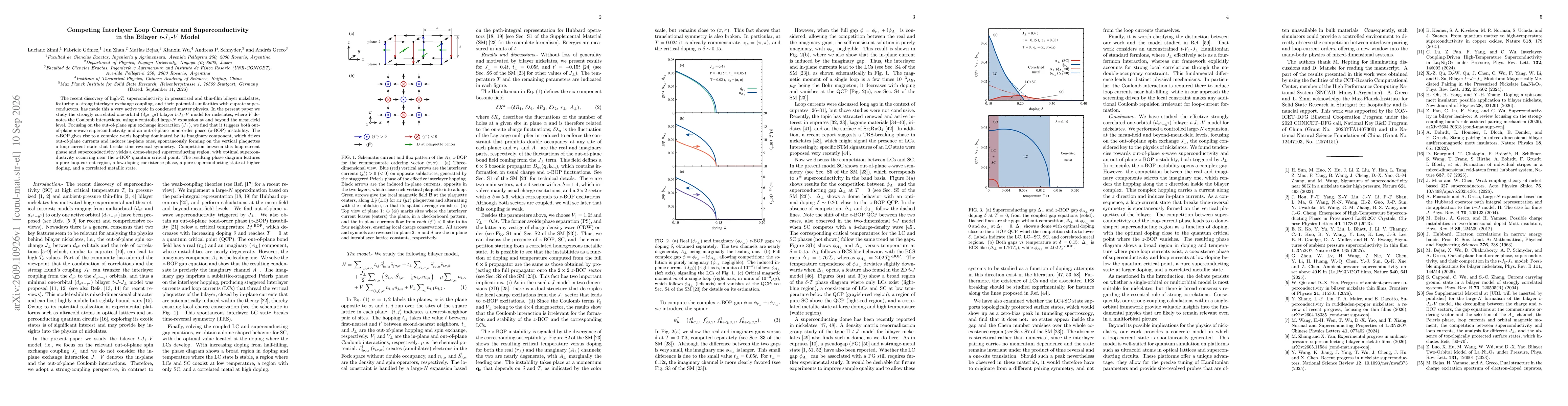Thumbnail for Competing Interlayer Loop Currents and Superconductivity in the Bilayer $t$-$J_\perp$-$V$ Model
