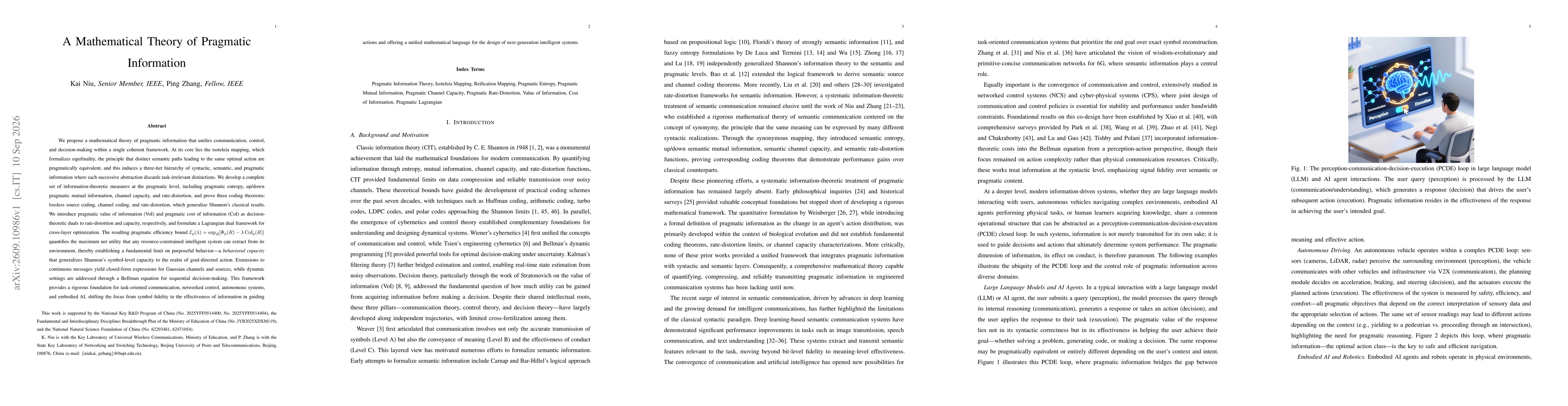 Thumbnail for A Mathematical Theory of Pragmatic Information