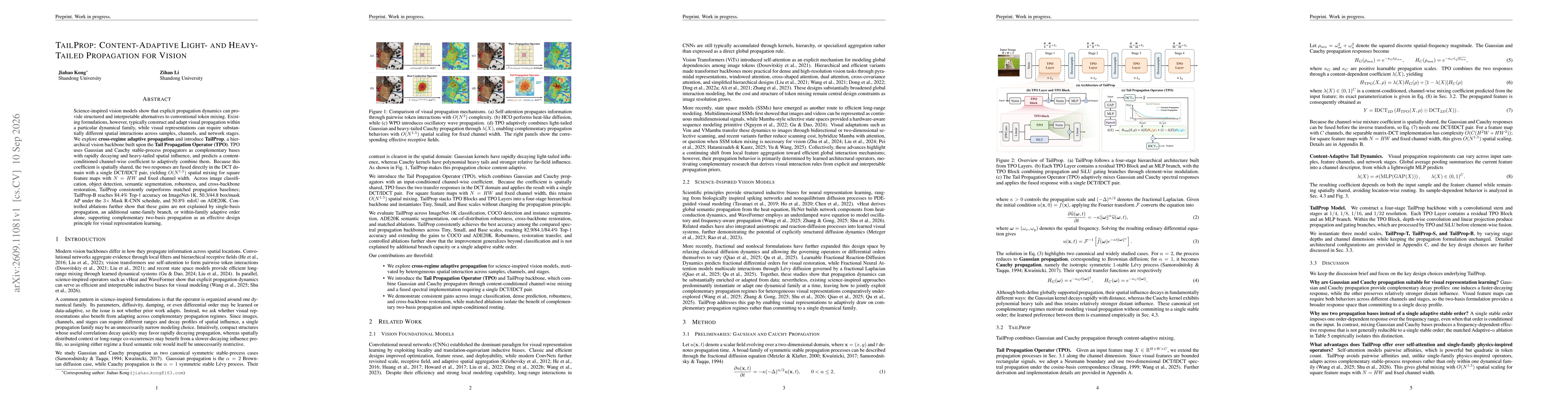 Thumbnail for TailProp: content-adaptive light- and heavy-tailed propagation for vision