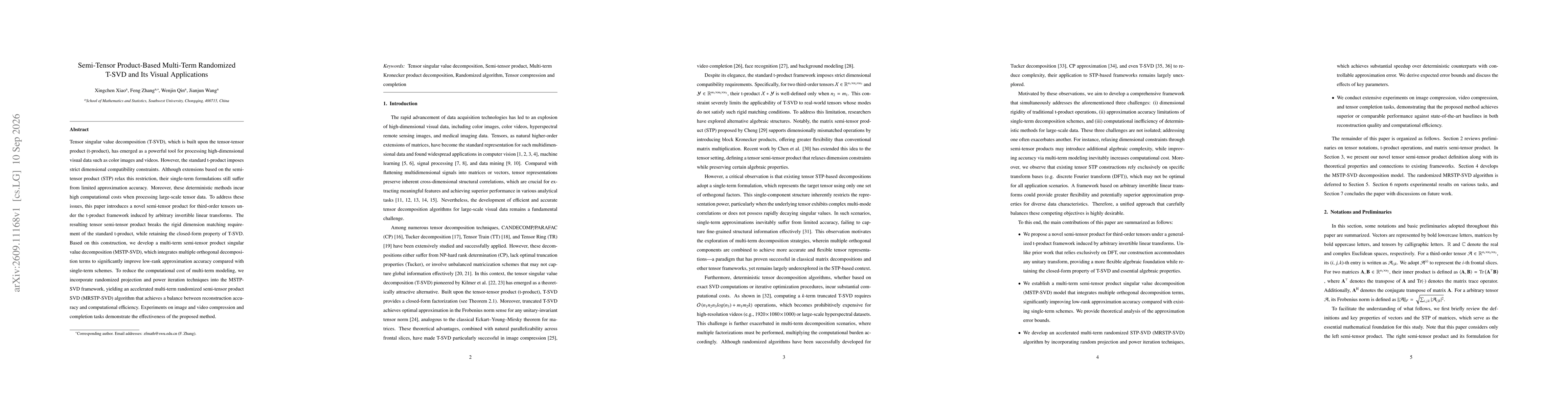 Thumbnail for Semi-Tensor Product-Based Multi-Term Randomized T-SVD and Its Visual Applications
