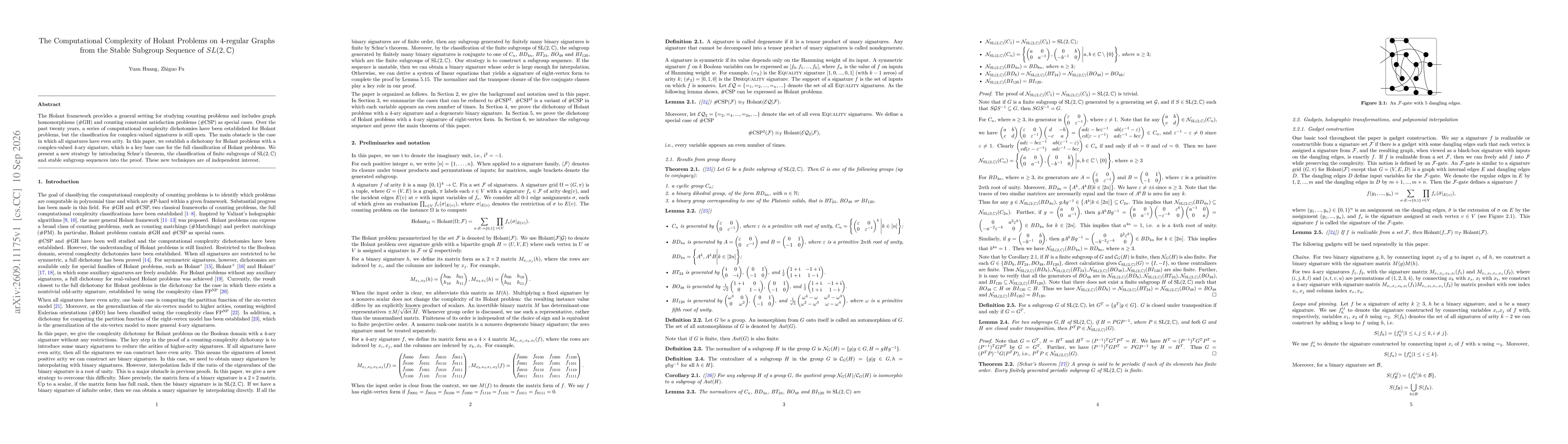 Thumbnail for The Computational Complexity of Holant Problems on 4-regular Graphs from the Stable Subgroup Sequence of $SL(2,\mathbb{C})$