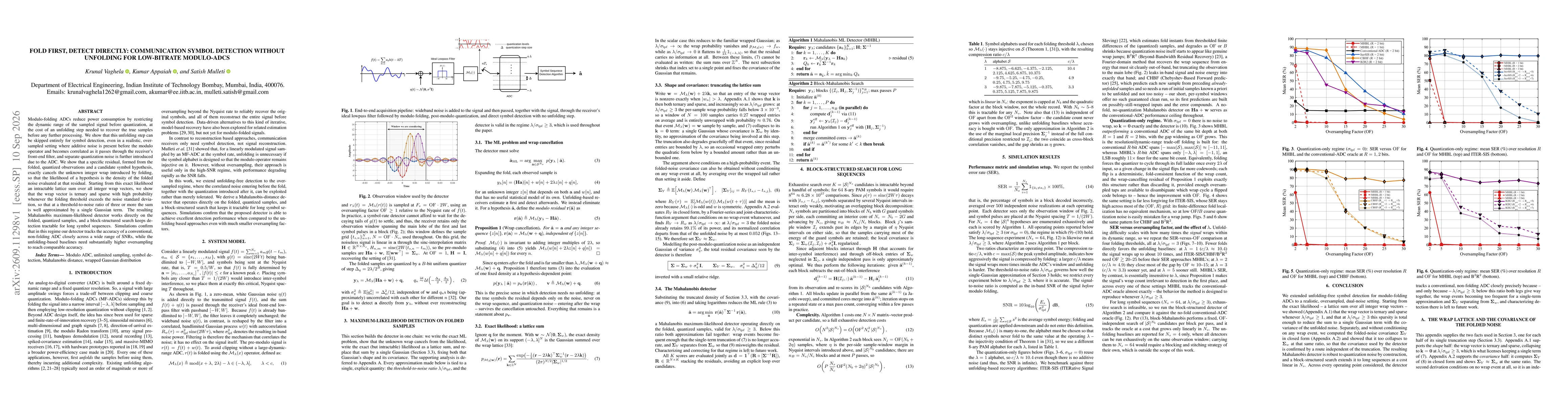 Thumbnail for Fold First, Detect Directly: Communication Symbol Detection Without Unfolding for Low-Bitrate Modulo-ADCs