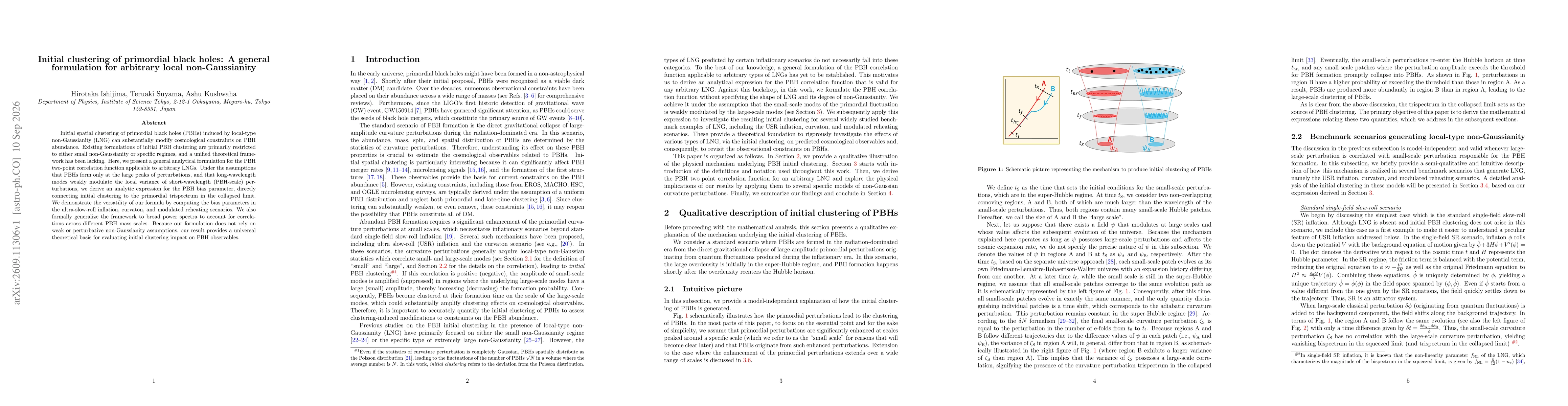 Thumbnail for Initial clustering of primordial black holes: A general formulation for arbitrary local non-Gaussianity