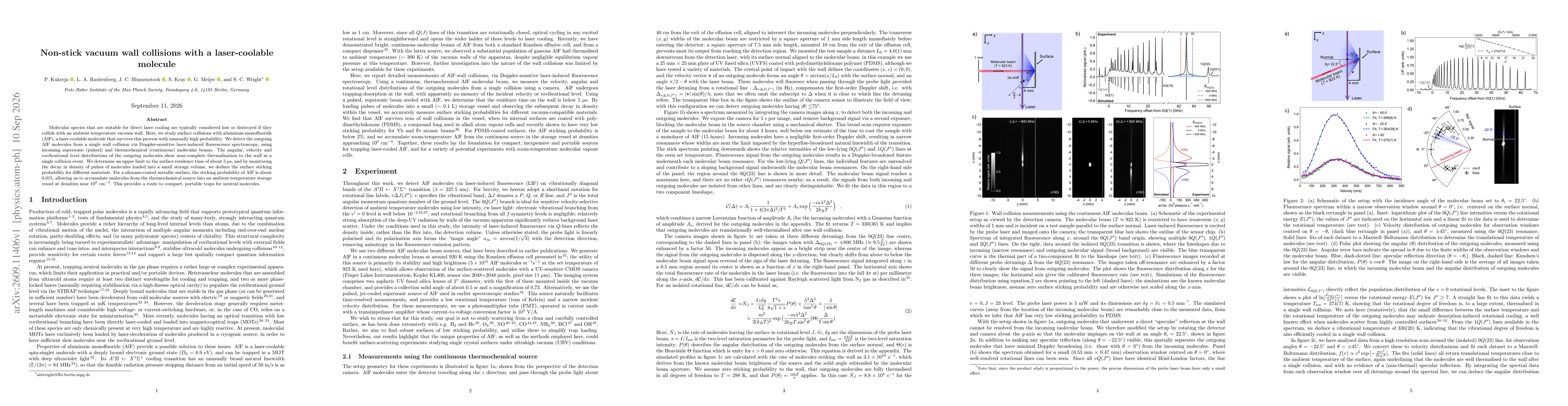 Thumbnail for Non-stick vacuum wall collisions with a laser-coolable molecule