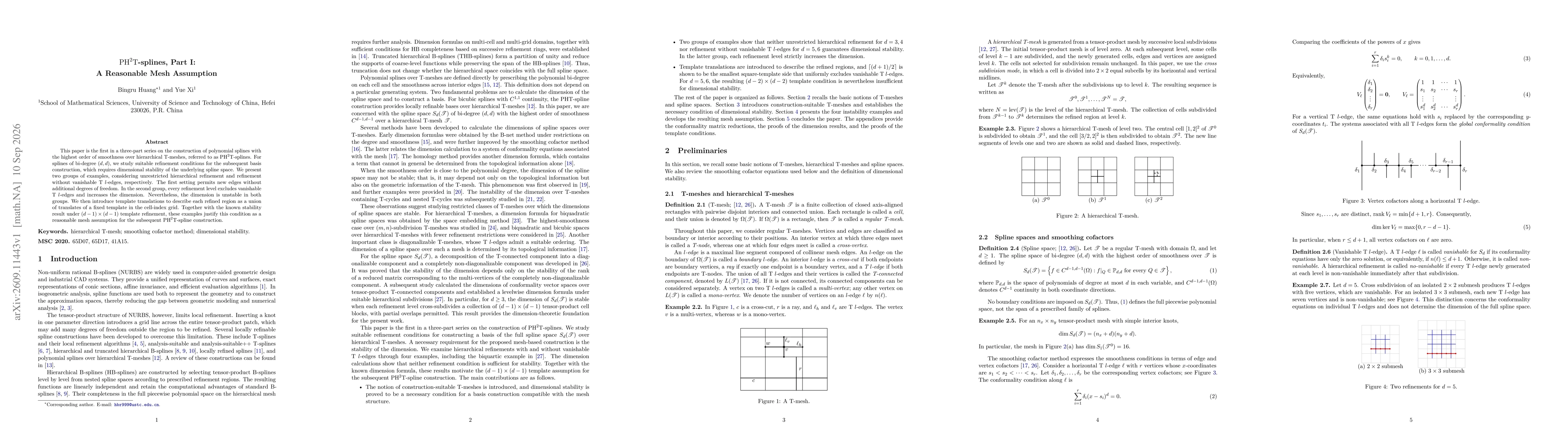 Thumbnail for PH2T-splines, Part I: A Reasonable Mesh Assumption