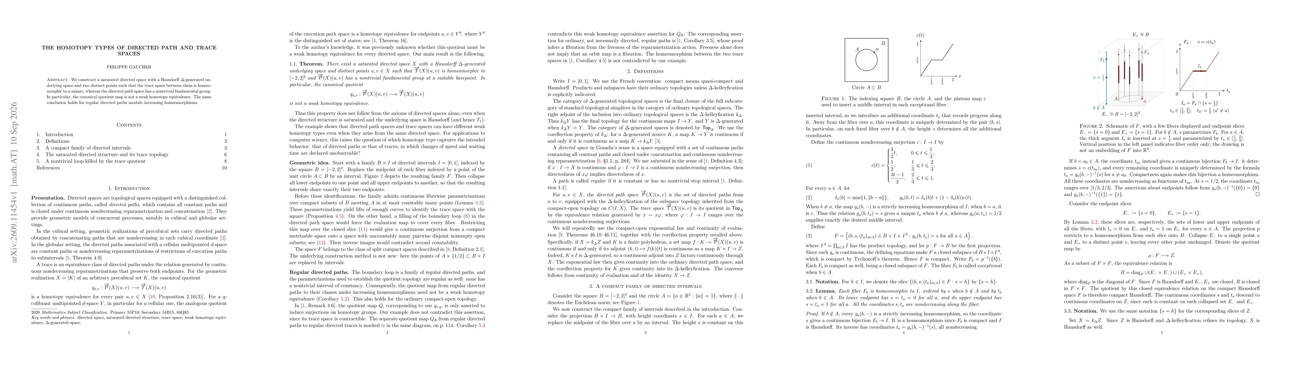 Thumbnail for The homotopy types of directed path and trace spaces