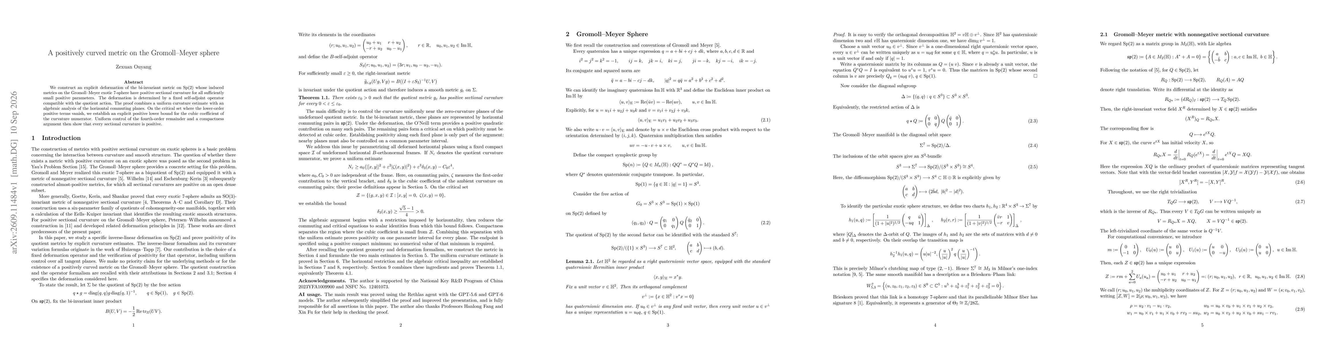 Thumbnail for A positively curved metric on the Gromoll-Meyer sphere