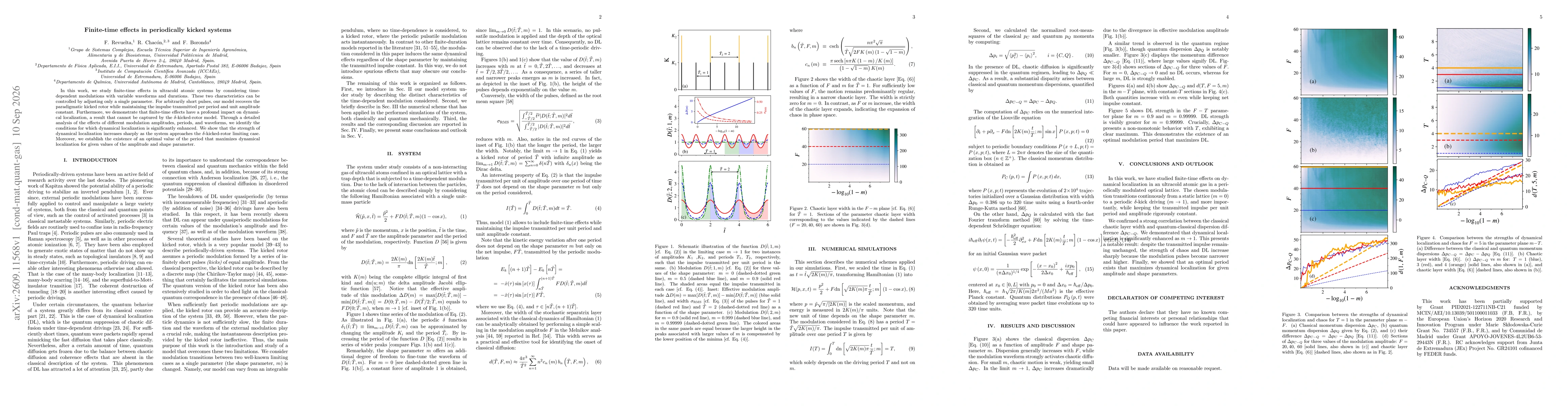 Thumbnail for Finite-time effects in periodically kicked systems
