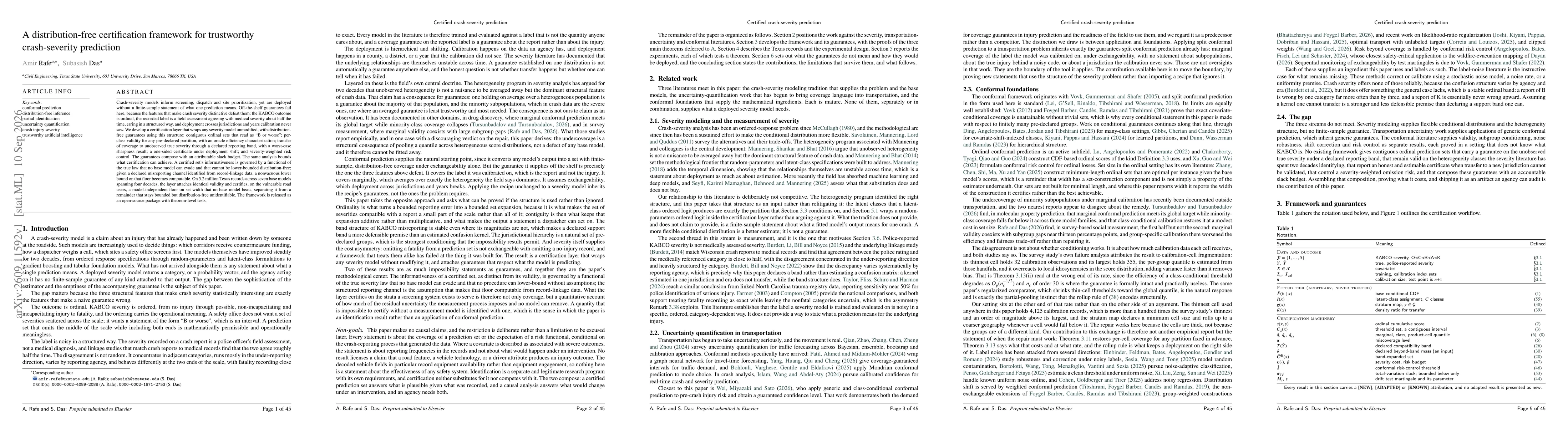 Thumbnail for A distribution-free certification framework for trustworthy crash-severity prediction