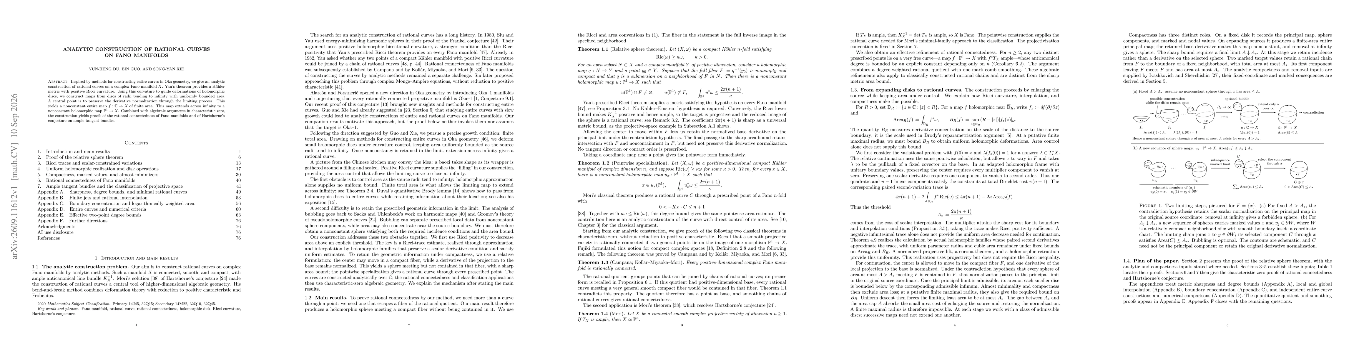 Thumbnail for Analytic Construction of Rational Curves on Fano Manifolds