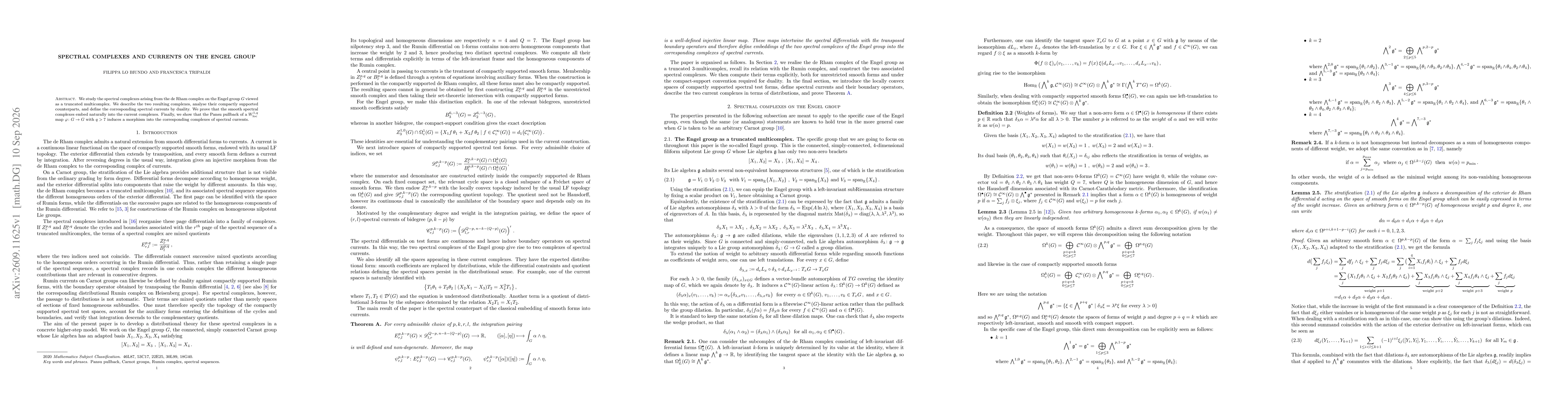 Thumbnail for Spectral complexes and currents on the Engel group