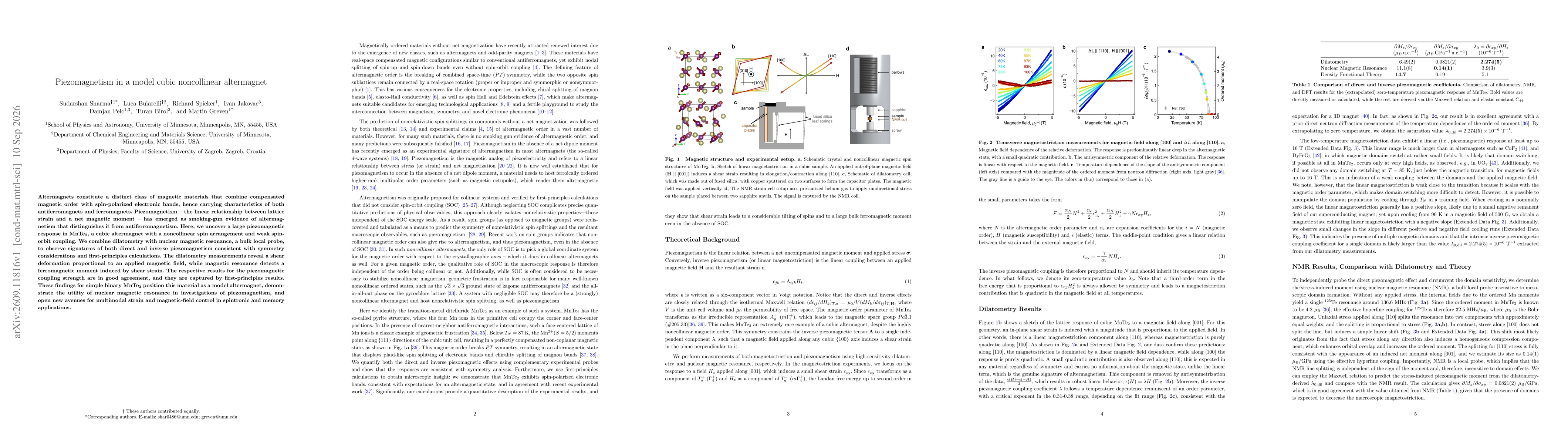 Thumbnail for Piezomagnetism in a model cubic noncollinear altermagnet