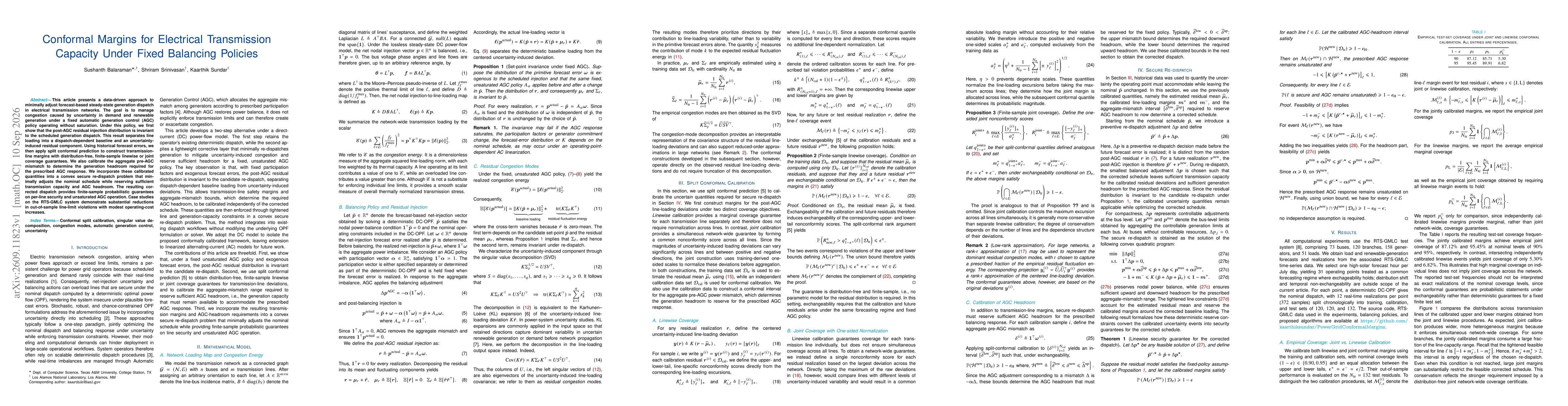 Thumbnail for Conformal Margins for Electrical Transmission Capacity Under Fixed Balancing Policies