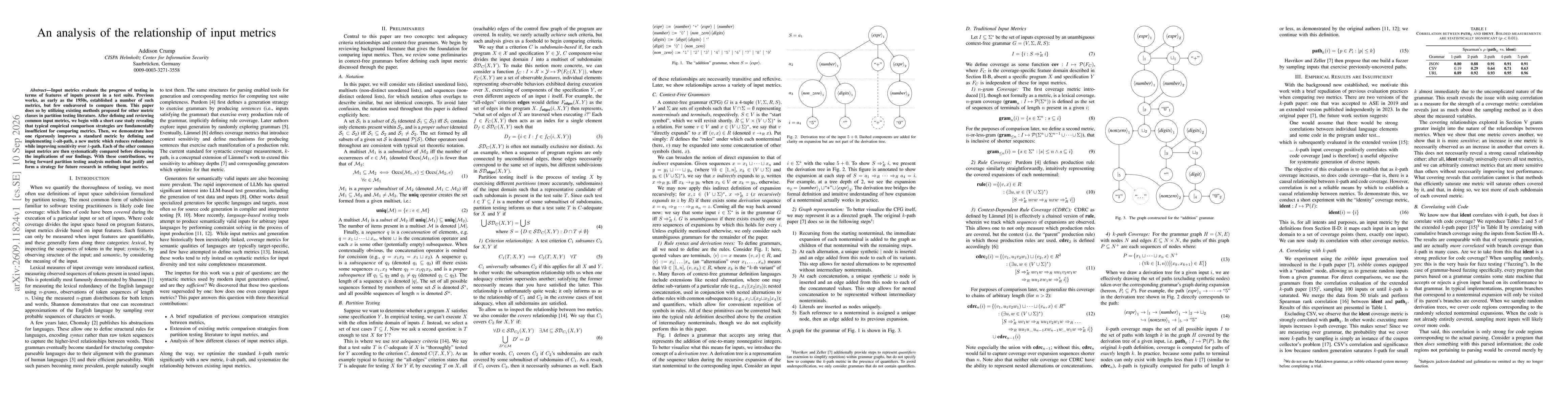 Thumbnail for An analysis of the relationship of input metrics