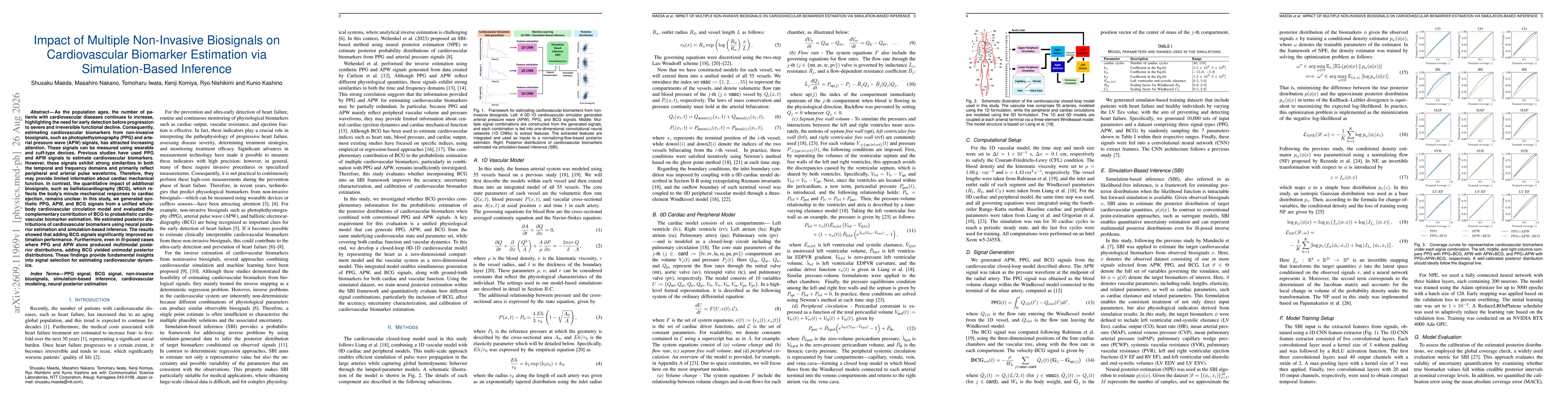 Thumbnail for Impact of Multiple Non-Invasive Biosignals on Cardiovascular Biomarker Estimation via Simulation-Based Inference