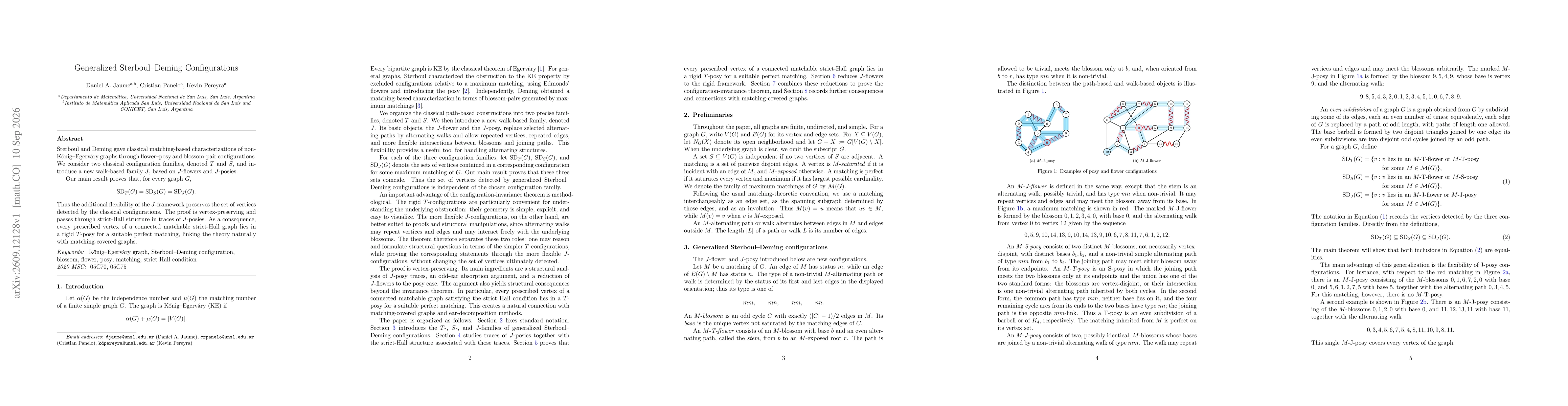Thumbnail for Generalized Sterboul--Deming Configurations