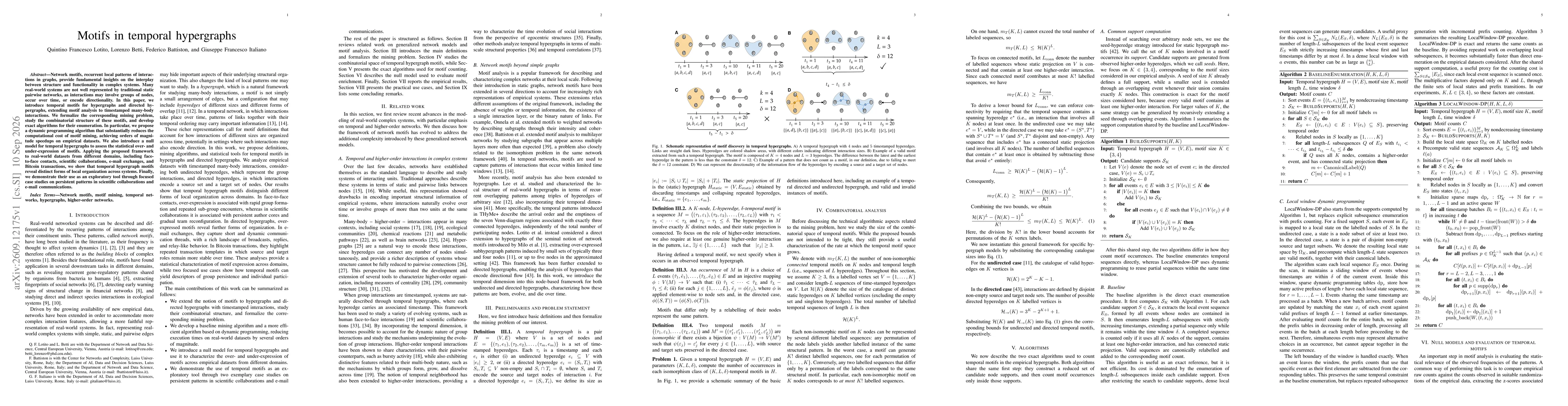 Thumbnail for Motifs in temporal hypergraphs