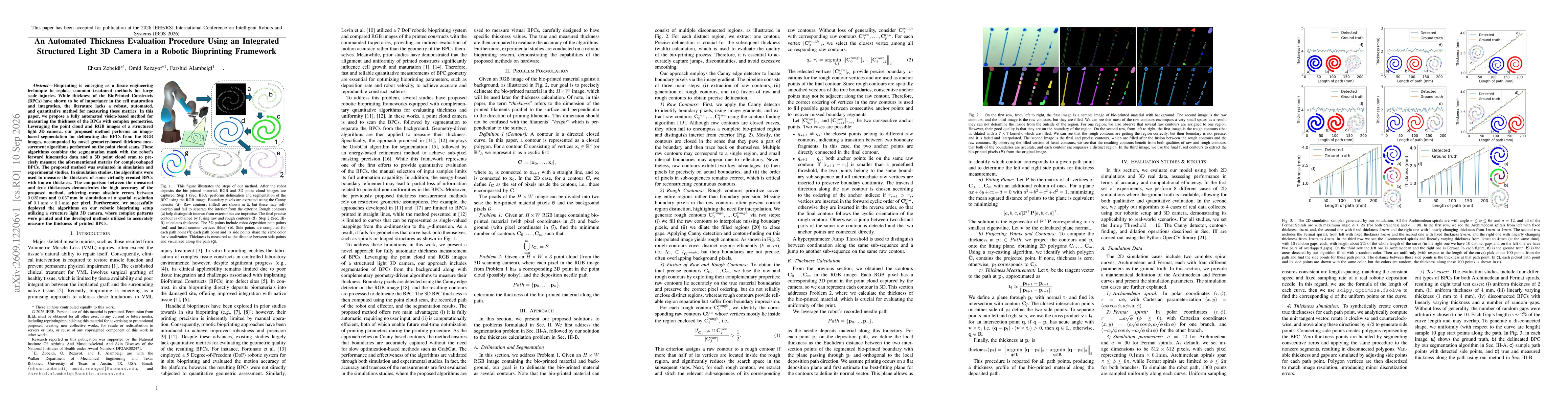 Thumbnail for An Automated Thickness Evaluation Procedure Using an Integrated Structured Light 3D Camera in a Robotic Bioprinting Framework