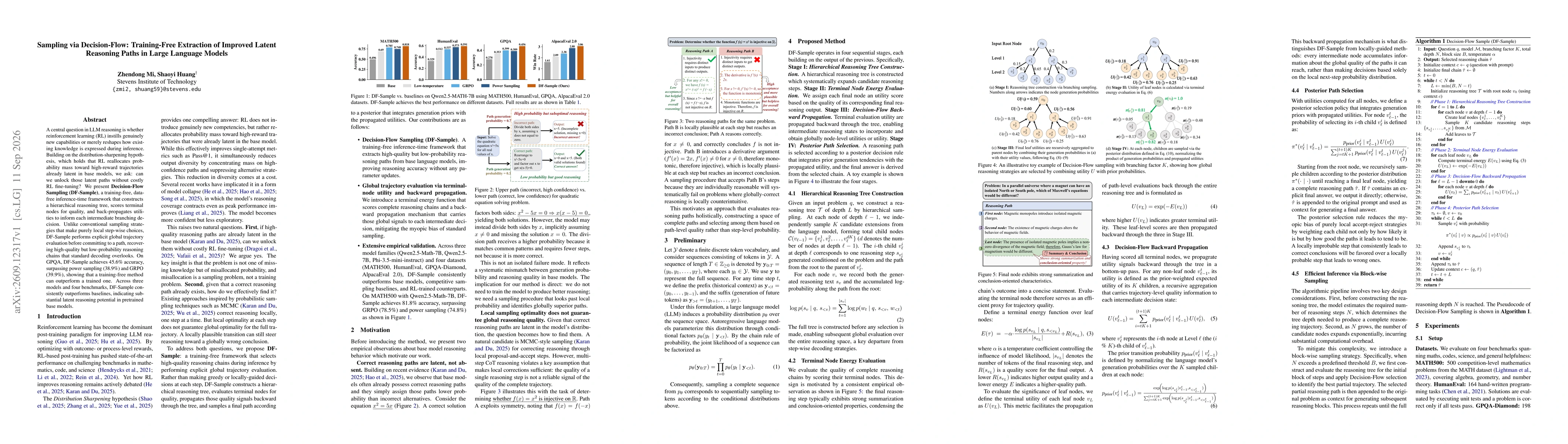 Thumbnail for Sampling via Decision-Flow: Training-Free Extraction of Improved Latent Reasoning Paths in Large Language Models