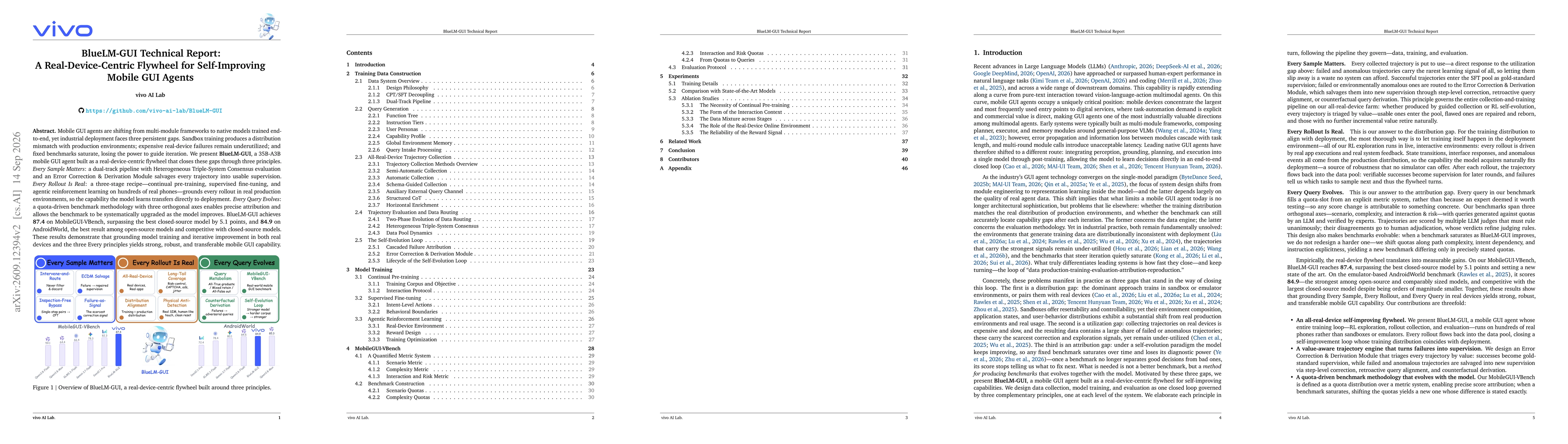Thumbnail for BlueLM-GUI Technical Report: A Real-Device-Centric Flywheel for Self-Improving Mobile GUI Agents
