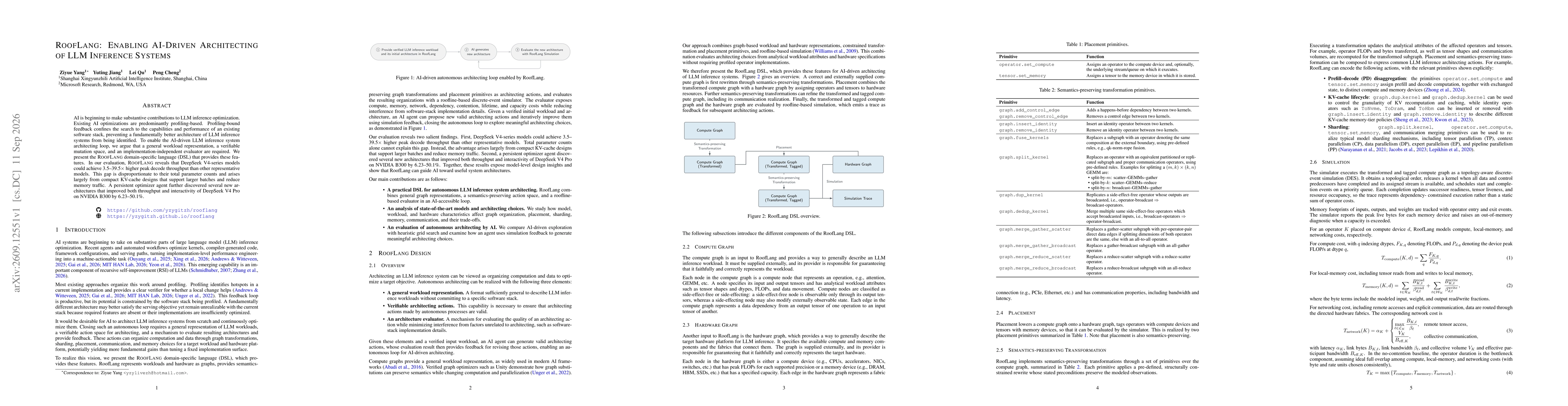 Thumbnail for RoofLang: Enabling AI-Driven Architecting of LLM Inference Systems