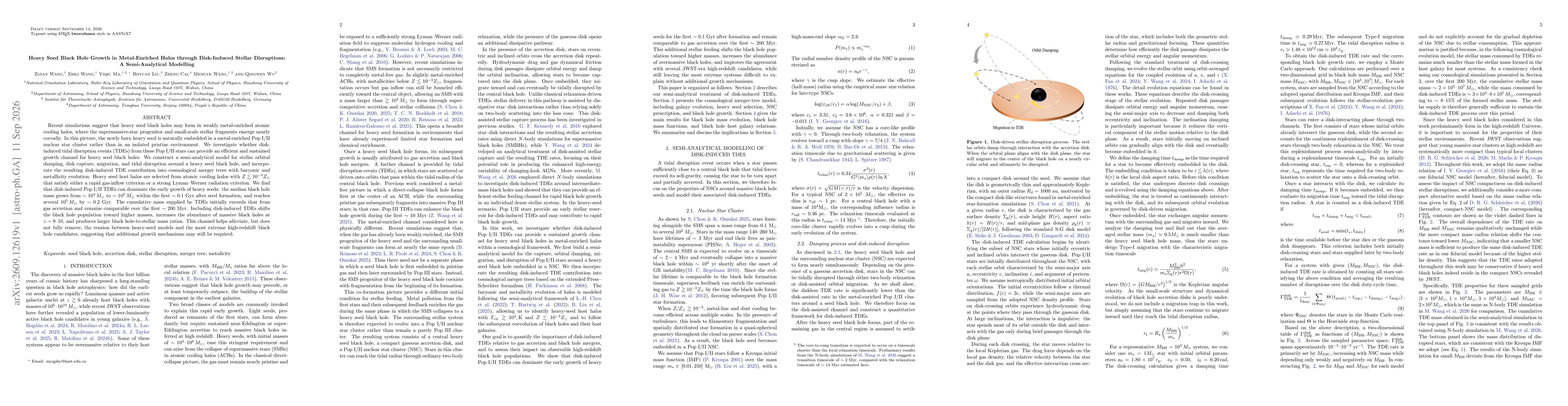 Thumbnail for Heavy Seed Black Hole Growth in Metal-Enriched Halos through Disk-Induced Stellar Disruptions: A Semi-Analytical Modelling