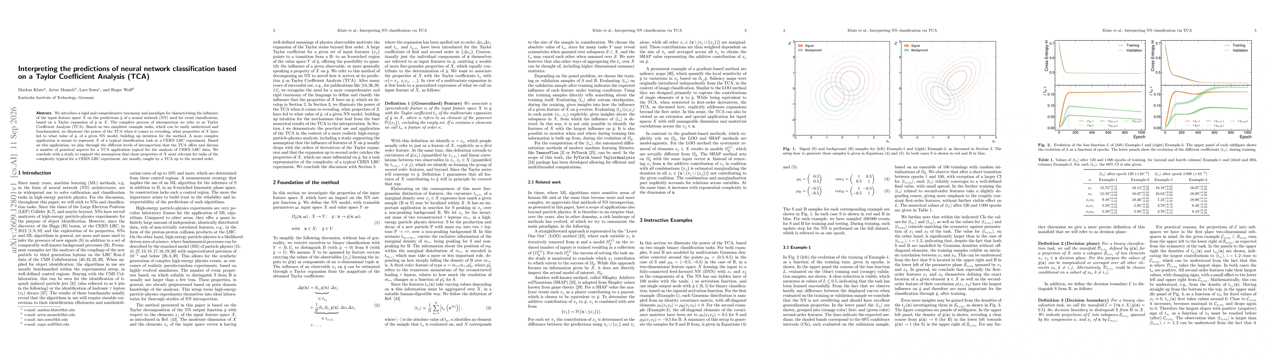 Thumbnail for Interpreting the predictions of neural network classification based on a Taylor Coefficient Analysis (TCA)