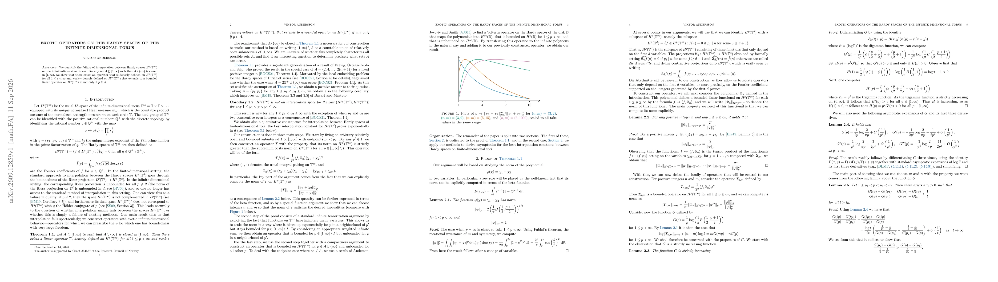 Thumbnail for Exotic operators on the Hardy spaces of the infinite-dimensional torus