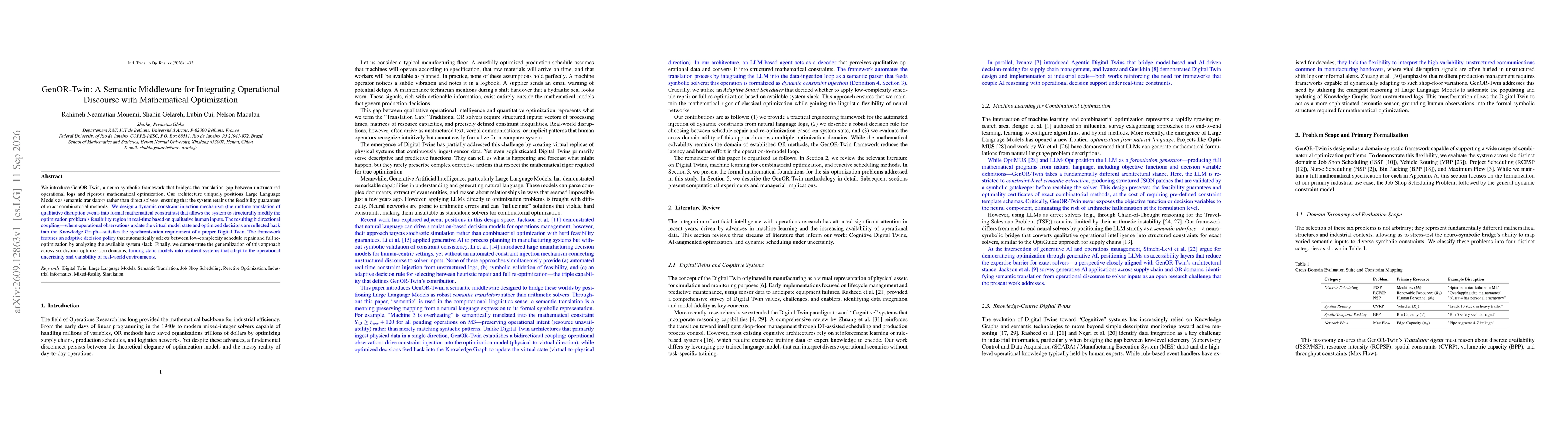 Thumbnail for GenOR-Twin: A Semantic Middleware for Integrating Operational Discourse with Mathematical Optimization