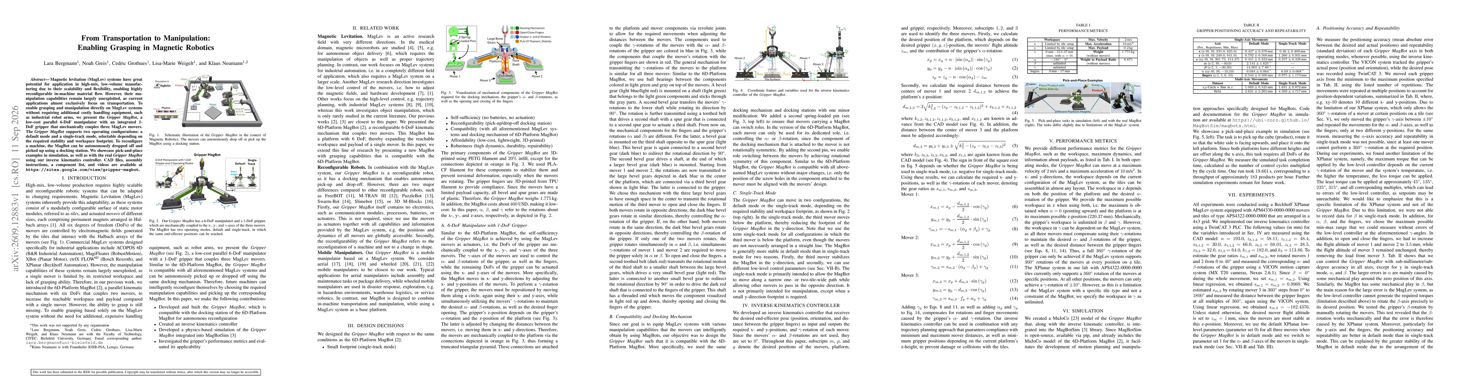 Thumbnail for From Transportation to Manipulation: Enabling Grasping in Magnetic Robotics