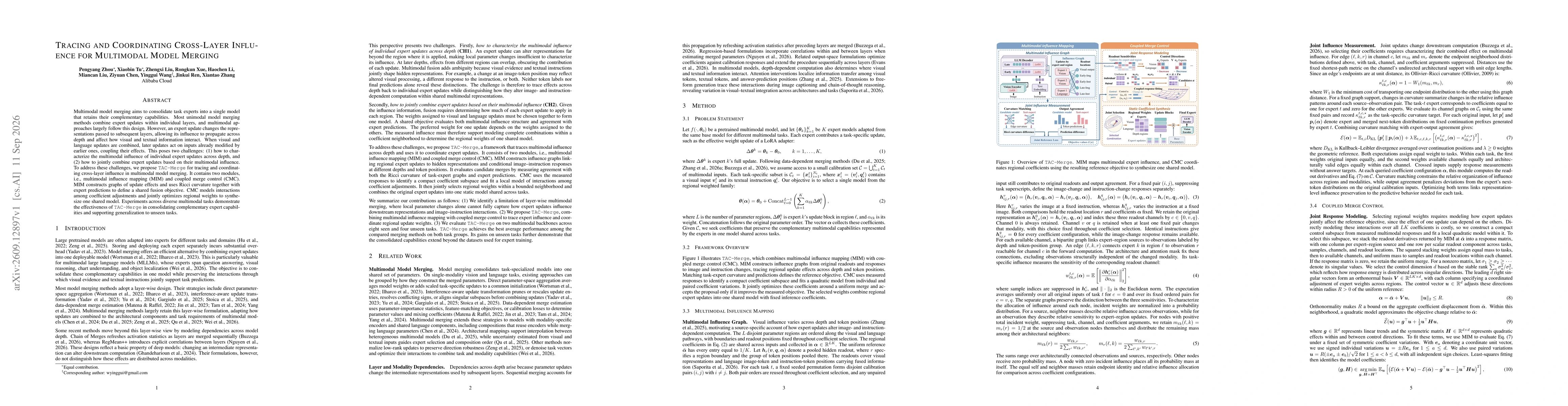 Thumbnail for Tracing and Coordinating Cross-Layer Influence for Multimodal Model Merging