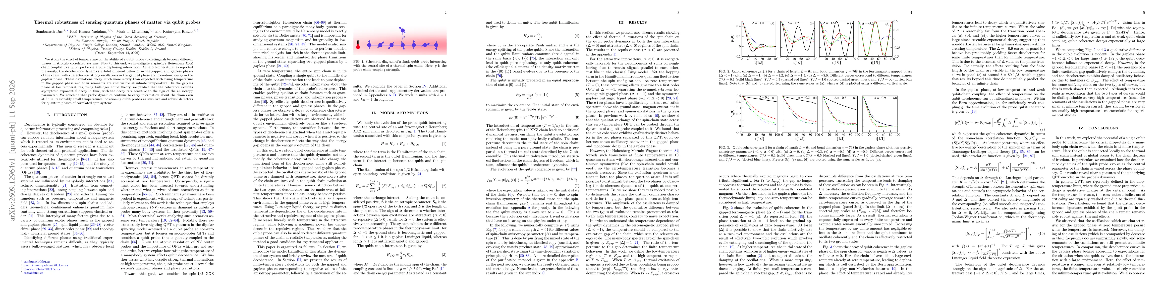 Thumbnail for Thermal robustness of sensing quantum phases of matter via qubit probes