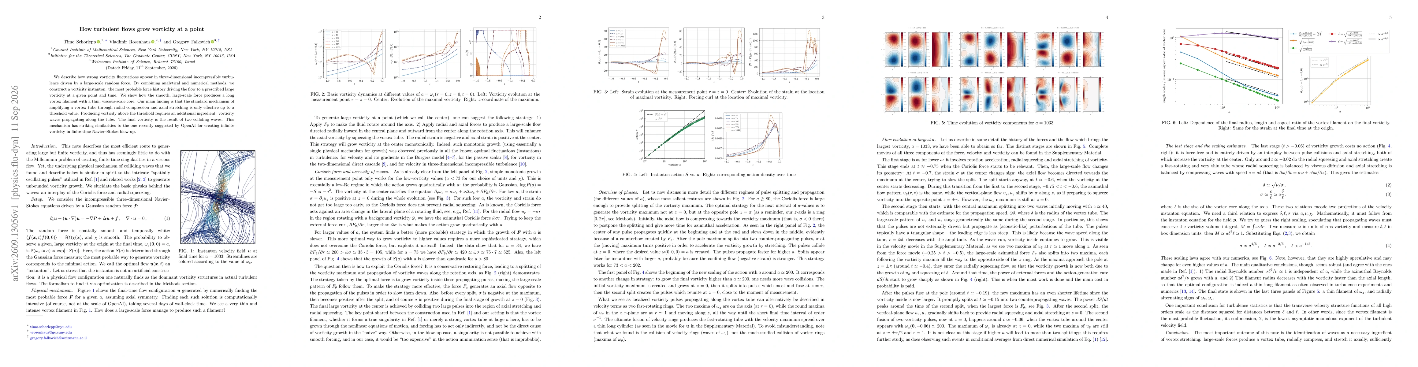Thumbnail for How turbulent flows grow vorticity at a point